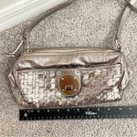 Elliott‎ Lucca Pyrite Metallic Leather Grenville Shoulder Purse 105040 Excellent Silver Photo 9