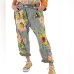 Magnolia Pearl  MINERS Pants With Sunflowers-Ashbury Peace Photo 1