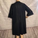 Vintage Silk & Lace Black Button Up Nightgown Size undefined Photo 6