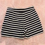 J.Crew High Waist Striped Shorts - Navy and White Photo 3