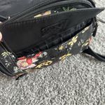 MultiSac Beautiful Black Floral Print Multi Sac Crossbody Purse Bag So Many Pockets! Photo 7