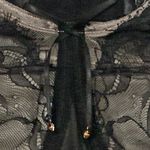 Smart & Sexy NWT  SIZE 38DDD BLACK CREAM LACE SHEER UNDERWIRE BRA ADJUSTABLE Photo 4