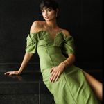 Cult Gaia NWOT  Muna Off The Shoulder Midi Dress Size 4 /Small Photo 10