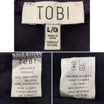 Tobi  Women’s Size Large Deep Purple Skater Dress Photo 11