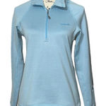 Patagonia Womens XS Better Sweater 1/4 Zip Pullover Light Blue Top Photo 0