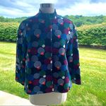 Anne Klein  Flyaway Circle Print Jacket Photo 4