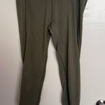 Nike  Olive Green Yoga Pants XL Drawstring Ankles Photo 0