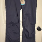 prAna  Halle Stretch Roll Up Hiking Gray Pants Short Inseam 30" Women's Sz 12 NWT Photo 0