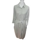 Lululemon NWT Perfectly Poised Dress Gray Women’s Size 8 Belted Collared Photo 1