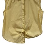 COS  Oversized Sleeveless Wrap Shirt in Butter Yellow Summer Cottagecore Size 6 Photo 6
