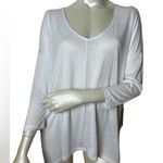 Kerisma  brand White Sweetheart neck 3/4 Sleeve lightweight stretch Top Photo 9