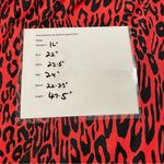 ZARA Woman Red Leopard Print Midi Dress Animal Print Long Sleeve XL Photo 11