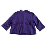 Sandro Petite Purple Blazer Jacket Button-Down Casual Size Medium Petite Women's Photo 4