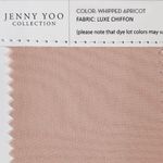 Jenny Yoo  Strapless Luxe Chiffon Bridesmaid Maxi Dress in Whipped Apricot Photo 10