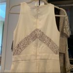 🆕 Taylor | White Floral Lace Crepe Flare Jumpsuit Size 2 Photo 6