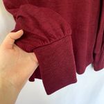 Gap maternity red v-neck sweater women's size medium rayon top knit comfortable Photo 3