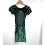 Dress the Population One Rad Girl Dress Womens Paige Green Velvet Mini Size XS Photo 3