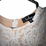 Lulus White Lace Long Sleeve Mini Dress – XS (NWT) Photo 3