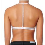 Chan Luu  SEQUIN BRA white swan clear small NEW Photo 8