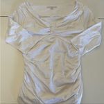 Boston Proper  white blouse L Photo 0