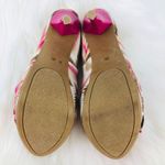 Just Fab Womens Pink Brown Shoes Heels Photo 7