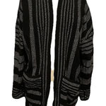 Lovestitch  Oversized Slouchy Cardigan Pockets Small Heavyweight 100% Cotton EUC Photo 0