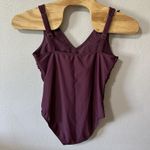 NEW Kindred Bravely Gathered Maternity One Piece Swimsuit Maroon Purple Size XL Photo 1