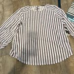Adrianna Papell  large striped blouse Photo 0