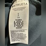 Athleta  Seasoft Rib Tee Dress Athleisure Casual Lounge Pockets Size Small blue Photo 7