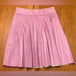 ZARA  Lilac Vegan Faux Leather Pleated Mini Skirt Size XS Bloggers Fave RARE‎ Photo 12