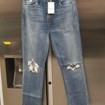 💕MOTHER💕 The Dazzler XYZ Double Fray Denim Jeans ~ Helter Skelter 31 NWT Photo 8