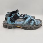 Keen Strappy Open Toe Sandals Women’s Size 6.5 Blue Gray Water Shoes Sportwear Photo 9