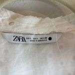 ZARA White Eyelet Dress Photo 5