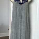 Pinkblush Sz S Cute Casual Sleeveless Dress Gray W Denim Type Trim Photo 1