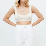 BDG Paperbag Bermuda Short - White Denim NWT Photo 1