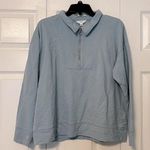 women’s blue half zip Size XL Photo 0