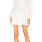 C/MEO COLLECTIVE $125  Perfect Part Mini White Long Sleeve Dress ( M ) Photo 0