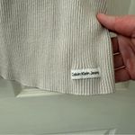 Calvin Klein Jeans  Ribbed Beige Short Sleeve Top Photo 2