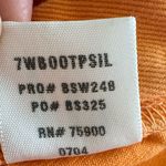 Big star NWT Y2K Vintage  Low Rise Orange Boot Cut Jeans Size 25 Photo 9