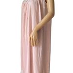Vintage Margaret night gown sleeveless pink, white lace & ruffles size large Pink Photo 11