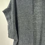 Athleta  gray cap sleeve S gray charcoal open front cardigan lounge casual work Photo 2