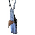 Forever 21  Medium Overall Dress Denim Zip Side Boho Y2K Blue Jean Schoolgirl Photo 2