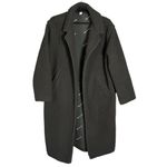 PINK - Victoria's Secret Chloe X Halle  Coat Size S Black Sherpa Oversized Long Cozy Photo 2