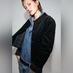 ZARA Black Corduroy Jacket Photo 2