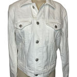 Pistola  Women's Size XXS Saba Denim Trucker Jean Jacket Blizzard White Cotton Photo 0