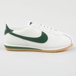 Nike NWOB  Cortez Leather Sneakers White Green Classic Retro Gum Sole Women’s 7.5 Photo 1