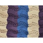 Jason Wu  Collective Sweater Sz S Striped Eyelet Crochet Academia Preppy Fitted​​ Photo 15