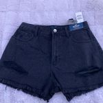 Hollister Ultra High Rise Relaxed Vintage Shorts 3" Black (Size 5) Photo 2