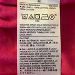 BANANA REPUBLIC FACTORY bright pink eyelet peplum top in size Medium. NWT Photo 7