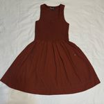 Steve Madden  Women’s Dress Size M Brown Casual Fall Fitted Top Loose Skirt Photo 2